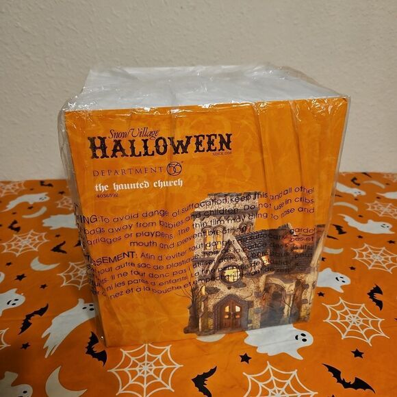 Department 56 Halloween Village 2025 Full Set | Halloween  Department 56 Halloween Village Haunted Church Table Decor
